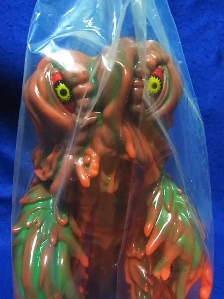 ヘドラ 350 上陸期 緑橙/ソフビ/マルサン 蓄光限定 ヘドラ 350 C-type